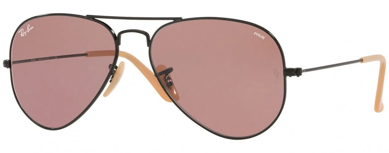 Ray Ban RB 3025 Aviator Large Metal Sunglasses - Medium - 58mm - Silver - view 109